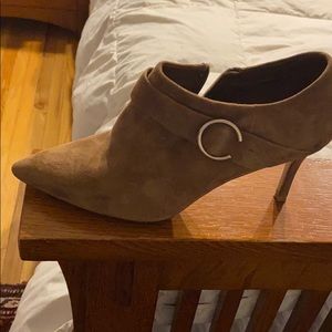 Suede bootie